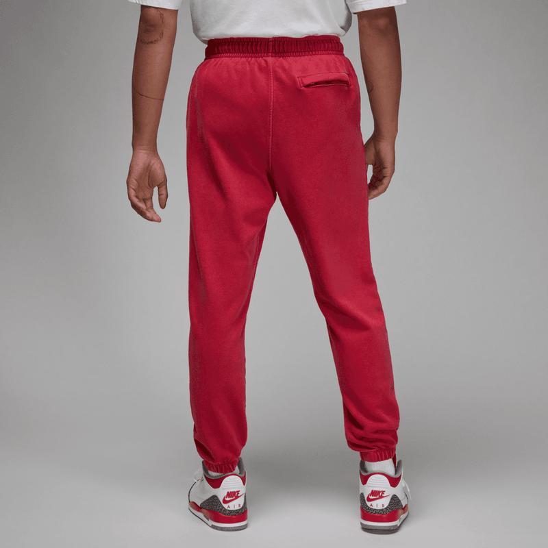 Jordan Essentials Men's Fleece Washed Pants 'Cardinal Red'