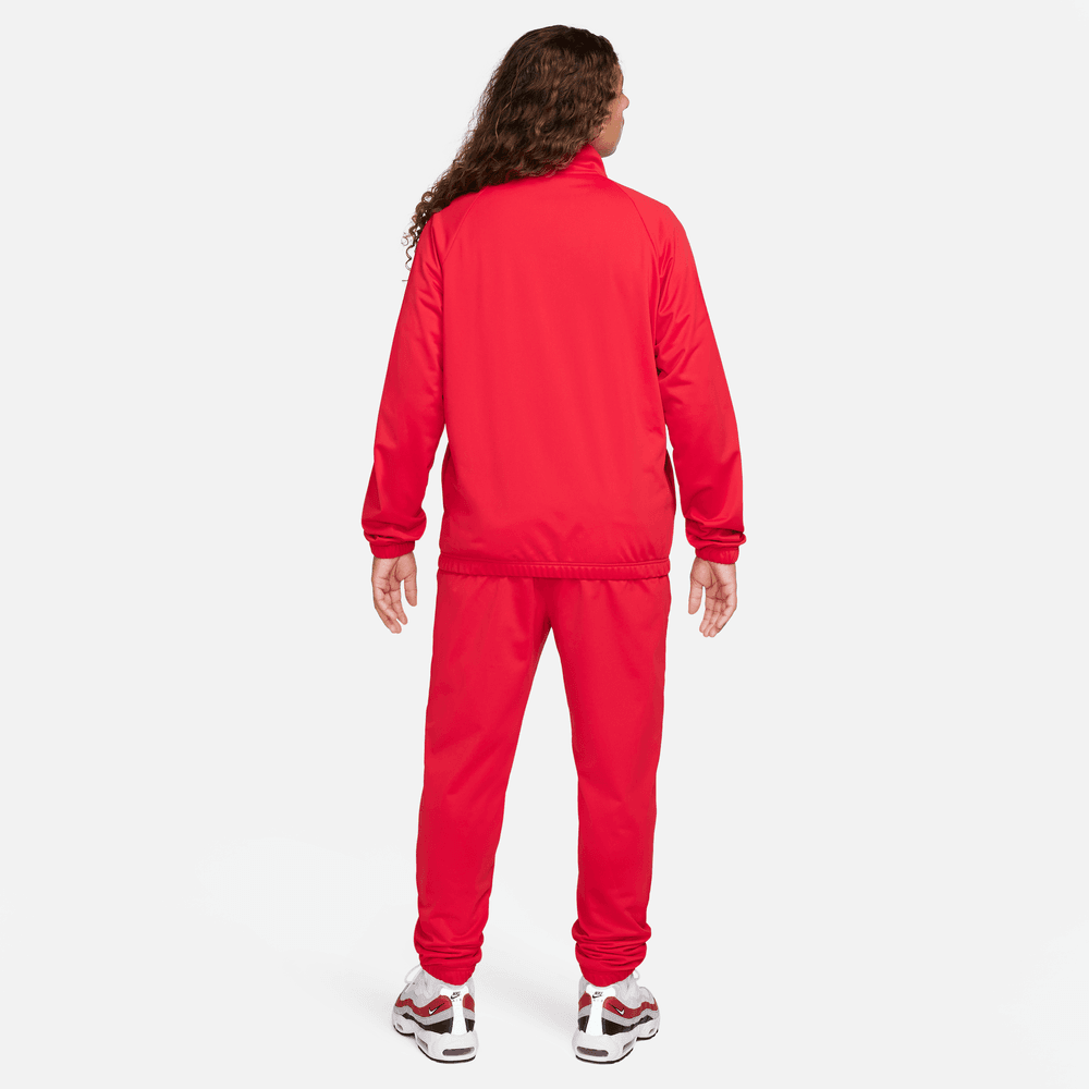 Nike Club Men's Poly-Knit Tracksuit 'Red/White'