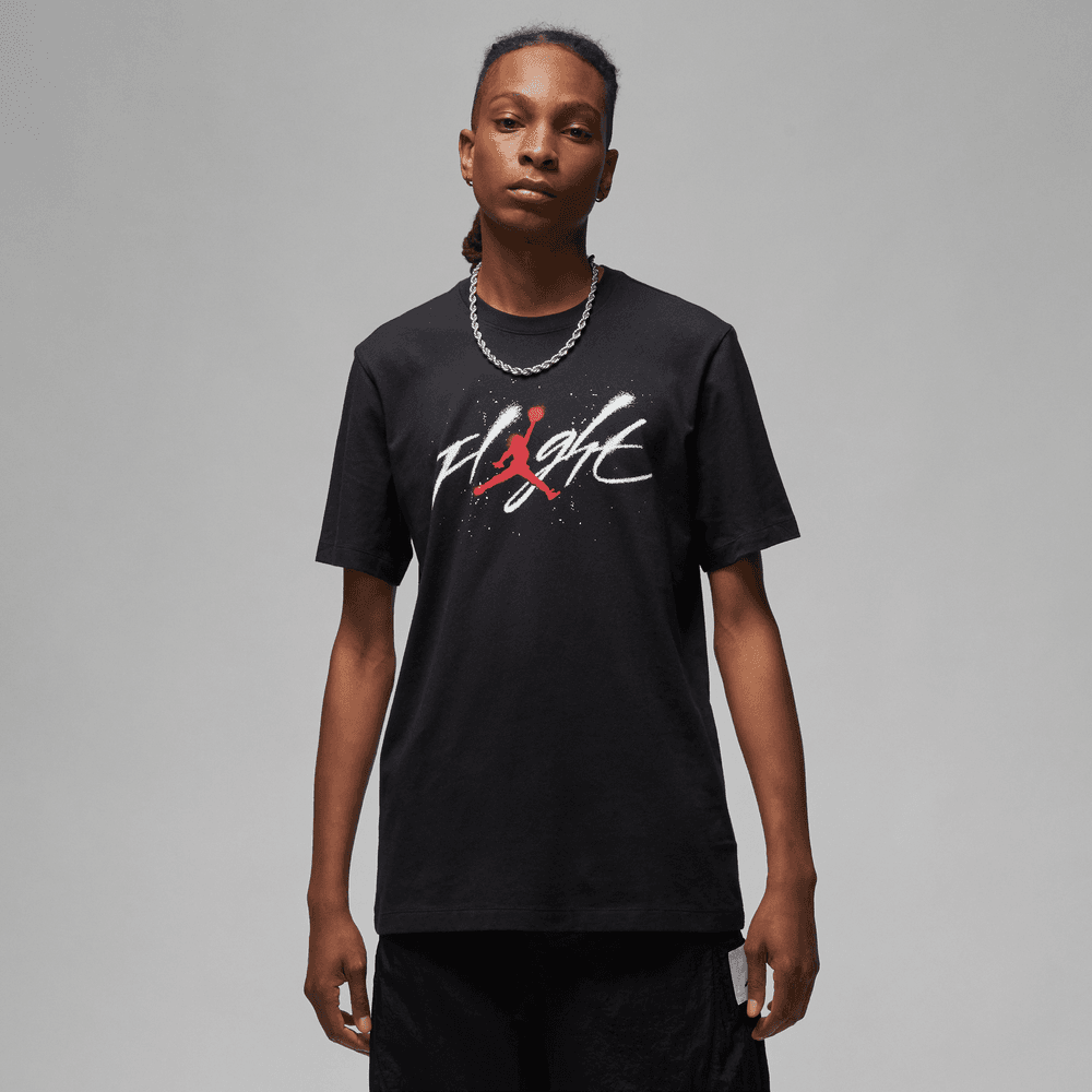 Jordan Men's Graphic T-Shirt 'Black/White/Red'