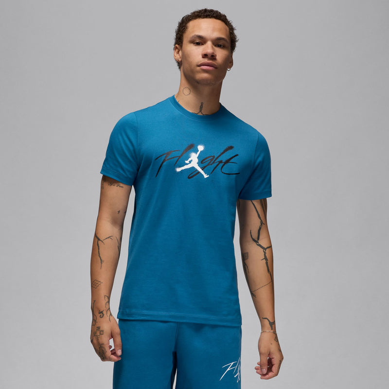 Jordan Men's Graphic T-Shirt 'Industrial Blue/Black/White'