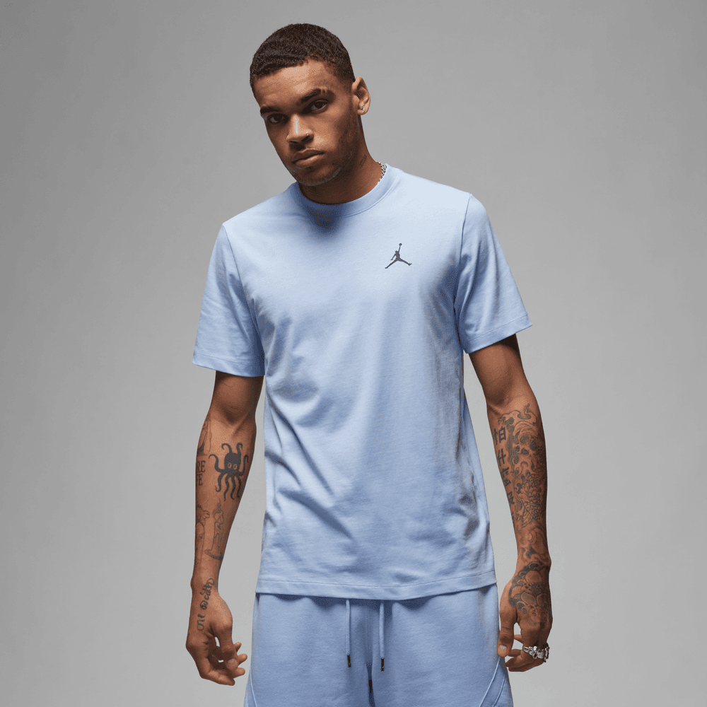 Jordan Brand Men s T Shirt Blue Tint Black Bouncewear