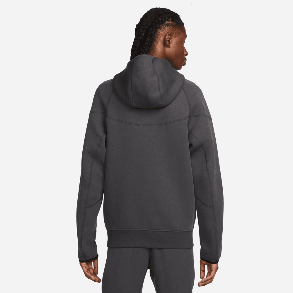 Nike tech fleece clearance hoodie full zip zwart