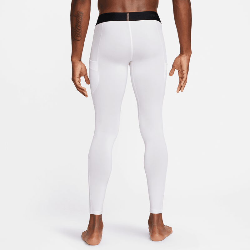Nike Pro Men's Dri-FIT Fitness Tights 'White/Black'
