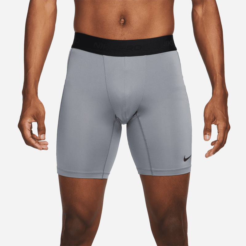 Nike Pro Men's Dri-FIT Fitness Long Shorts 'Grey/Black'