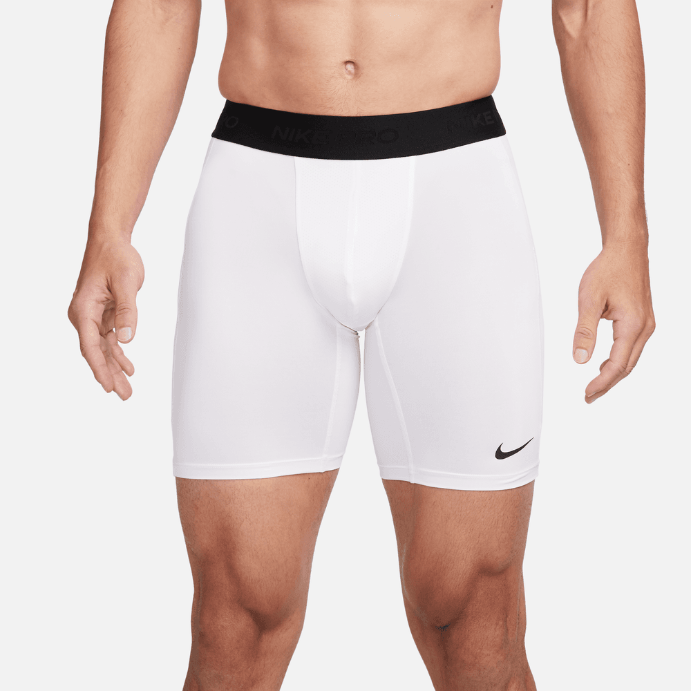 Nike Pro Men's Dri-FIT Fitness Long Shorts 'White'