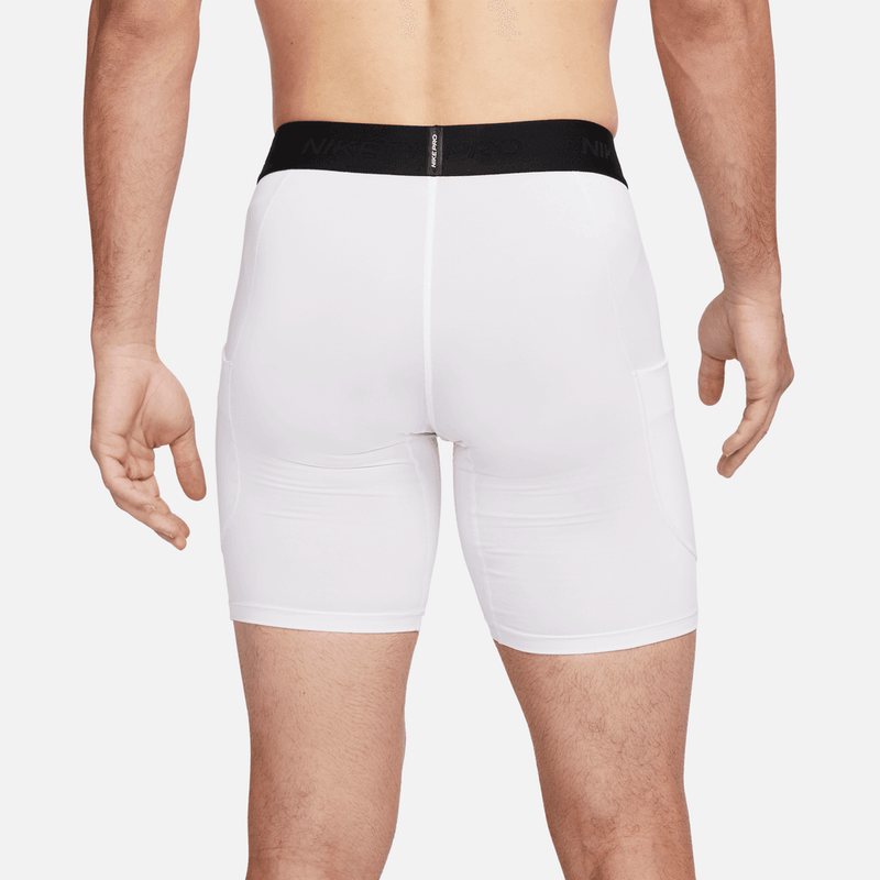 Nike Pro Men's Dri-FIT Fitness Long Shorts 'White'