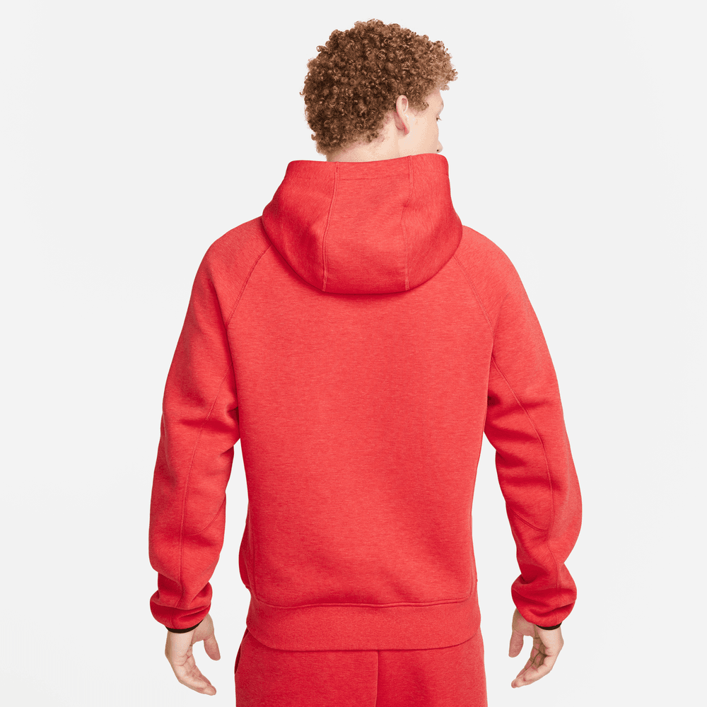 Nike sportswear hoodie red on sale