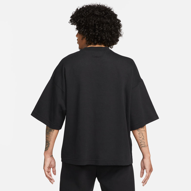 Nike Sportswear Tech Fleece Reimagined Men's Oversized Short-Sleeve Sweatshirt 'Black'