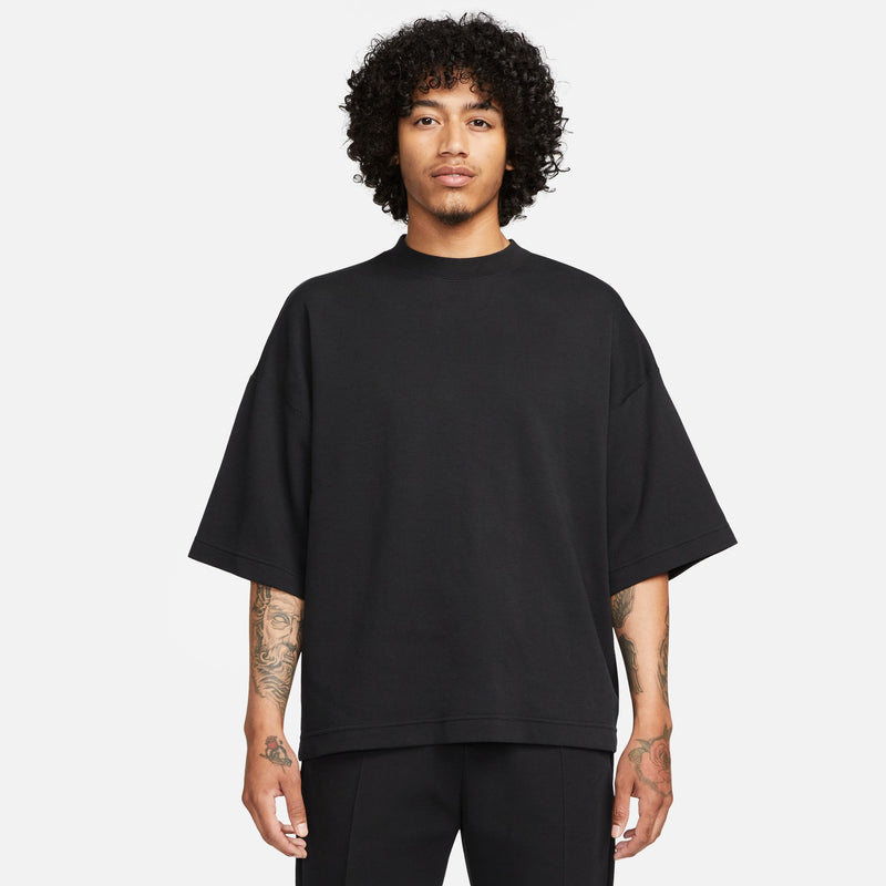 Nike Sportswear Tech Fleece Reimagined Men's Oversized Short-Sleeve Sweatshirt 'Black'