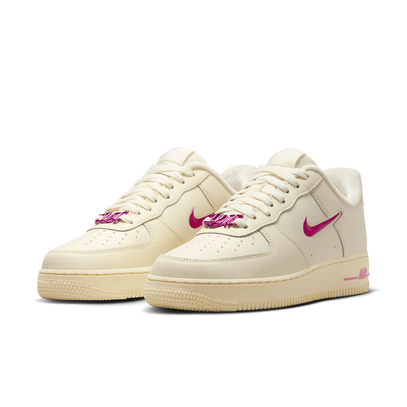 Nike Air Force 1 '07 Women's Shoes 'Coconut Milk/Pink/Alabaster'