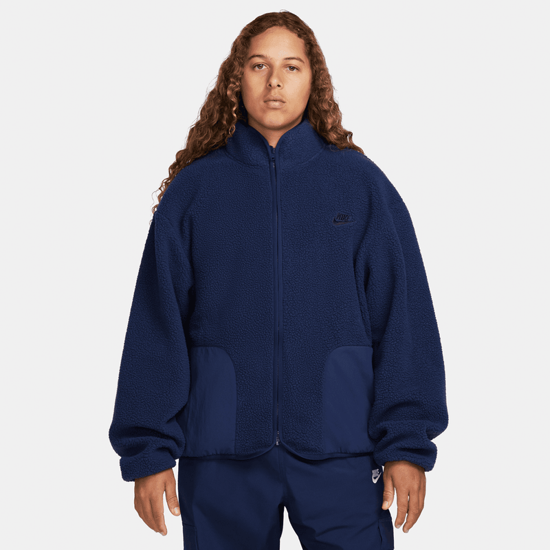Nike Club Fleece Men's Winterized Jacket 'Midnight Navy/Black'
