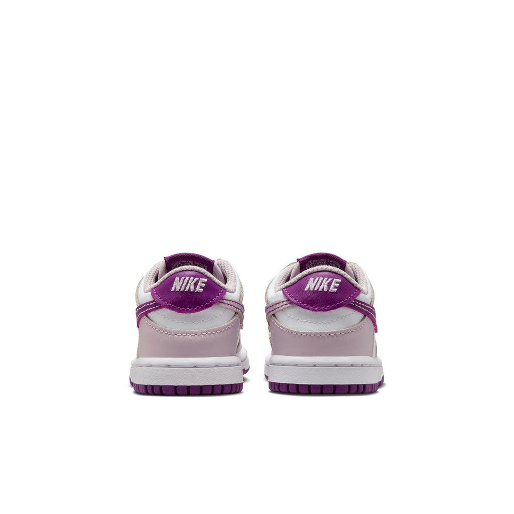 Nike Dunk Low Baby/Toddler Shoes (TDE) 'White/Violet'