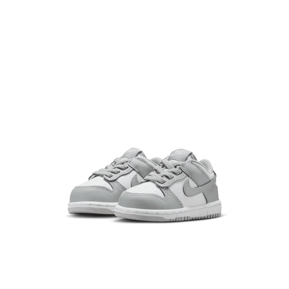 Nike Dunk Low Baby/Toddler Shoes (TDE) 'White/Smoke Grey'