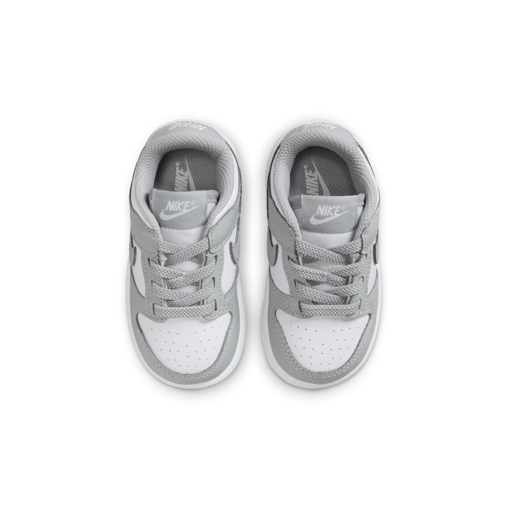 Nike Dunk Low Baby/Toddler Shoes (TDE) 'White/Smoke Grey'