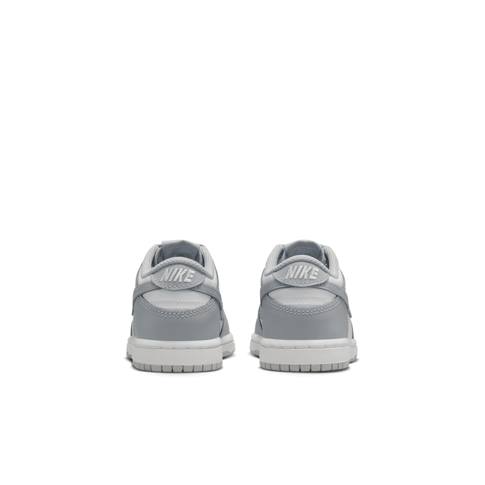 Nike Dunk Low Little Kids' Shoes (PSE) 'White/Smke Grey'