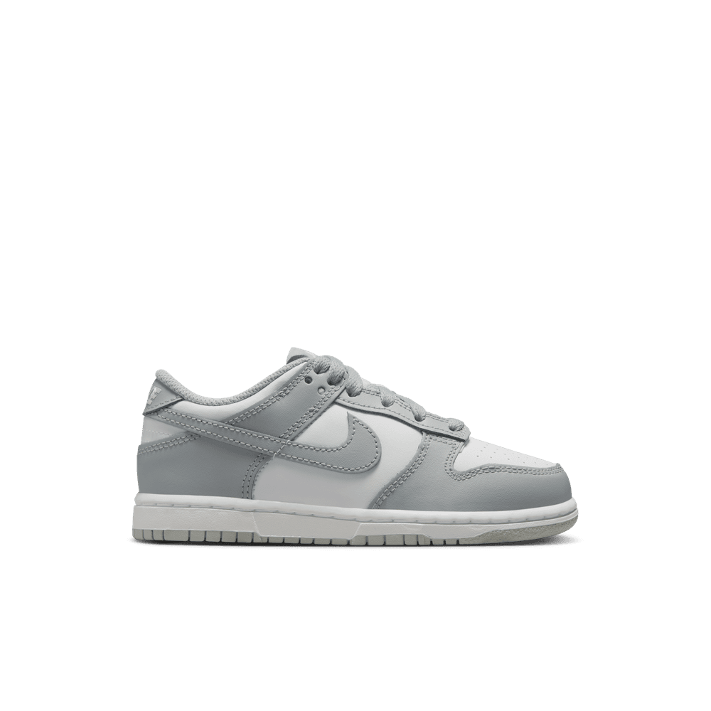 Nike Dunk Low Little Kids' Shoes (PSE) 'White/Smke Grey'