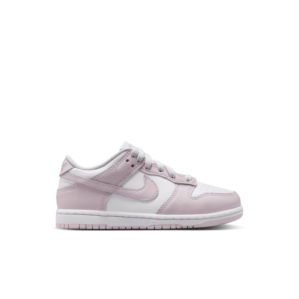 Nike Dunk Low Little Kids' Shoes (PSE) 'White/Light Violet'