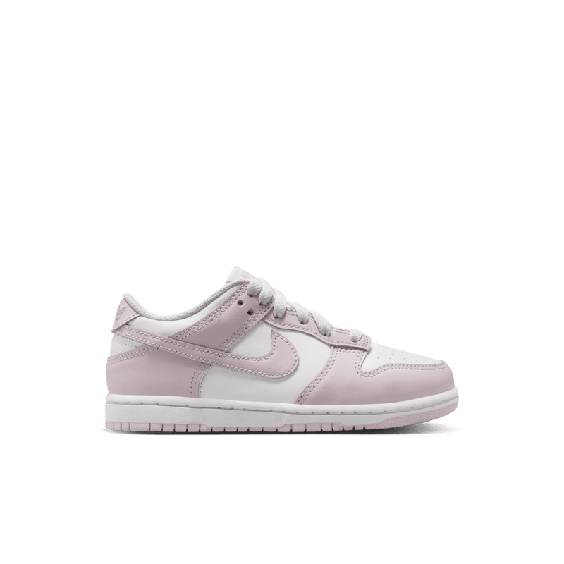 Nike Dunk Low Little Kids' Shoes (PSE) 'White/Light Violet'