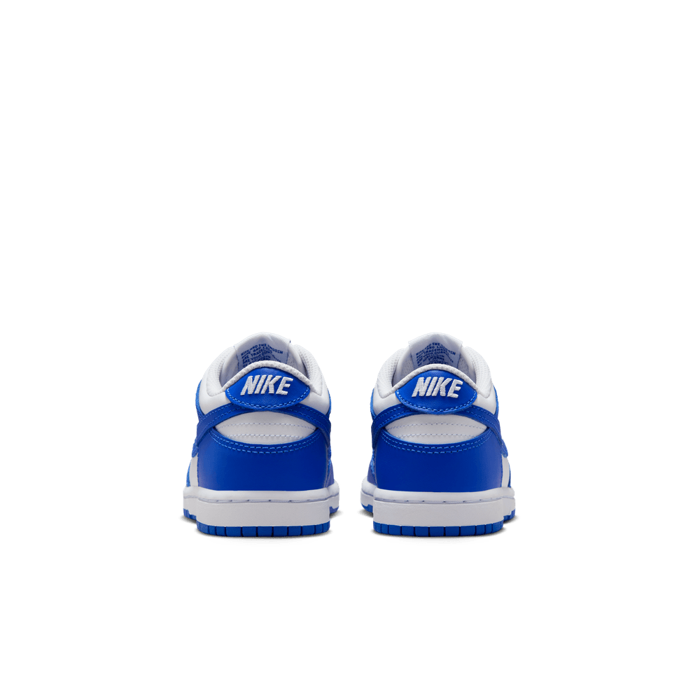 Nike Dunk Low Little Kids' Shoes (PSE) 'White/Hyper Royal'