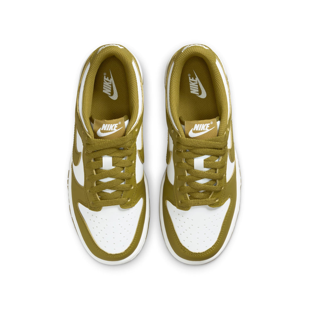 Nike Dunk Low Big Kids' Shoes (GS) 'White/Pacific Moss'