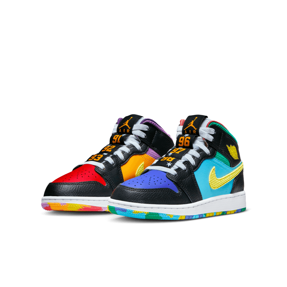 Air jordan 1 multicolor grade school hotsell