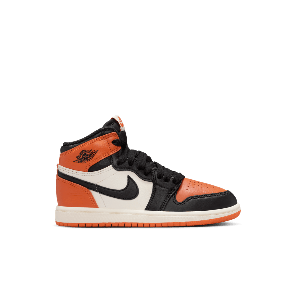 Jordan 1 Retro High OG Little Kids' Shoes (PS) 'Black/Starfish'