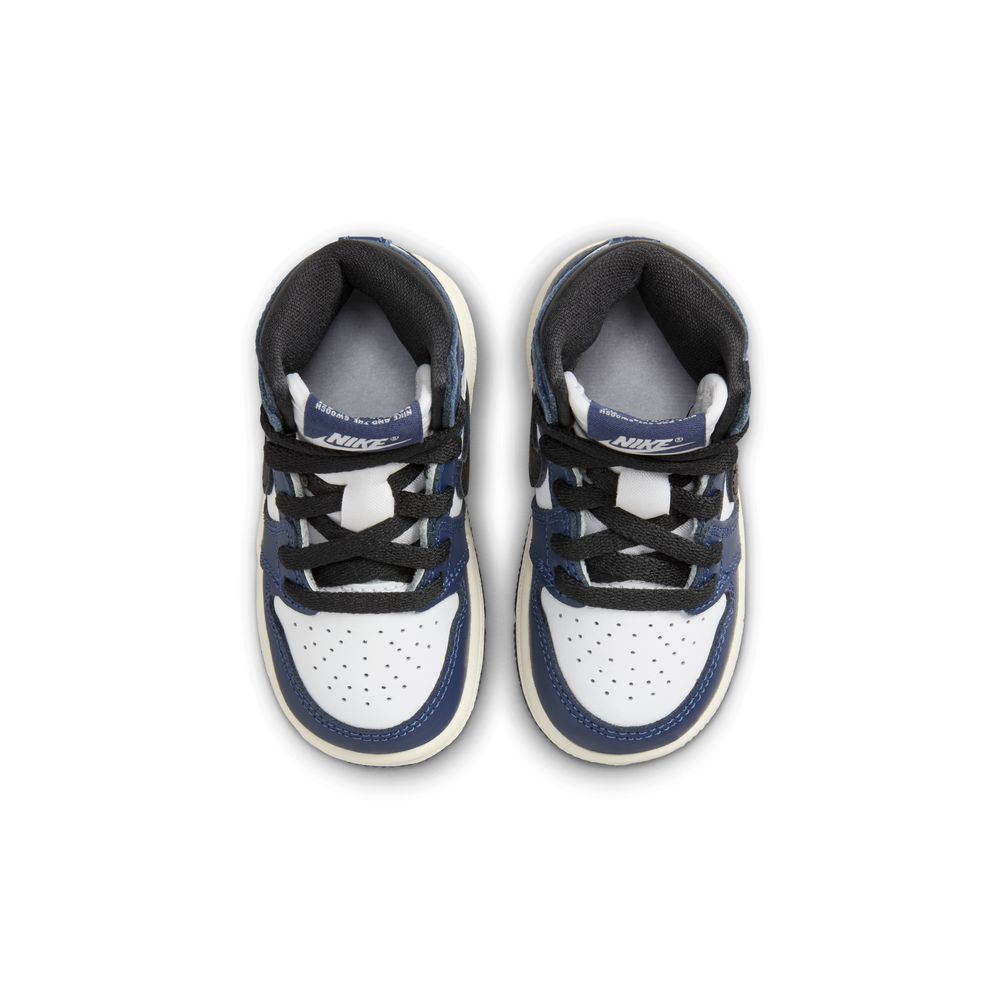 Jordan 1 Retro High OG "Midnight Navy" Baby/Toddler Shoes (TD)'Midnight Navy/Black/Sail'