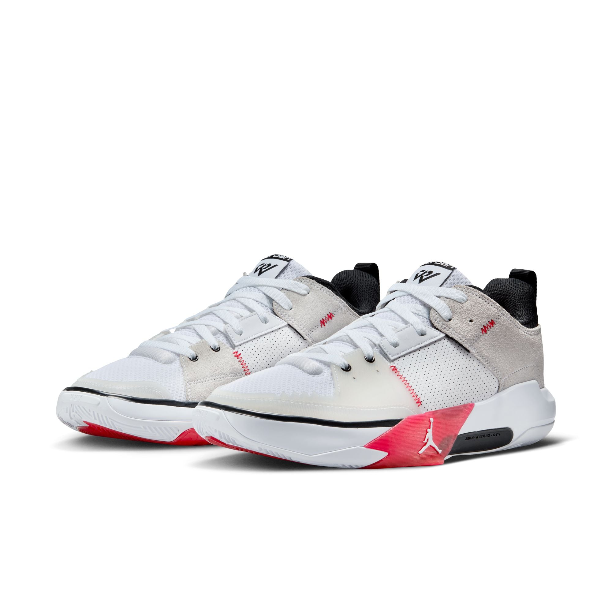 Russell Westbrook Jordan One Take Basketball Shoes 'White/Red
