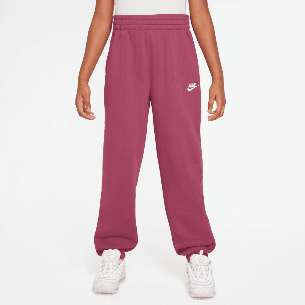 Nike Sportswear Club Fleece Big Kids' Loose Pants 'Sweet Beet'