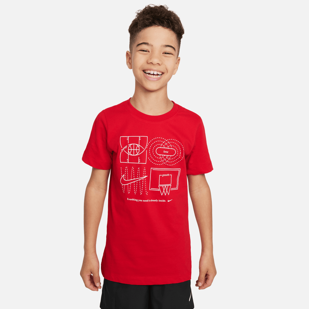 Nike Sportswear Culture of Basketball Big Kids' T-Shirt 'Red'