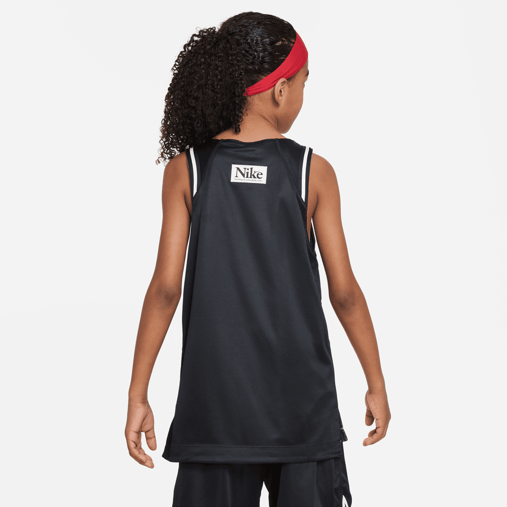 Nike Culture of Basketball Big Kids' Reversible Basketball Jersey 'Black/Grey/White'