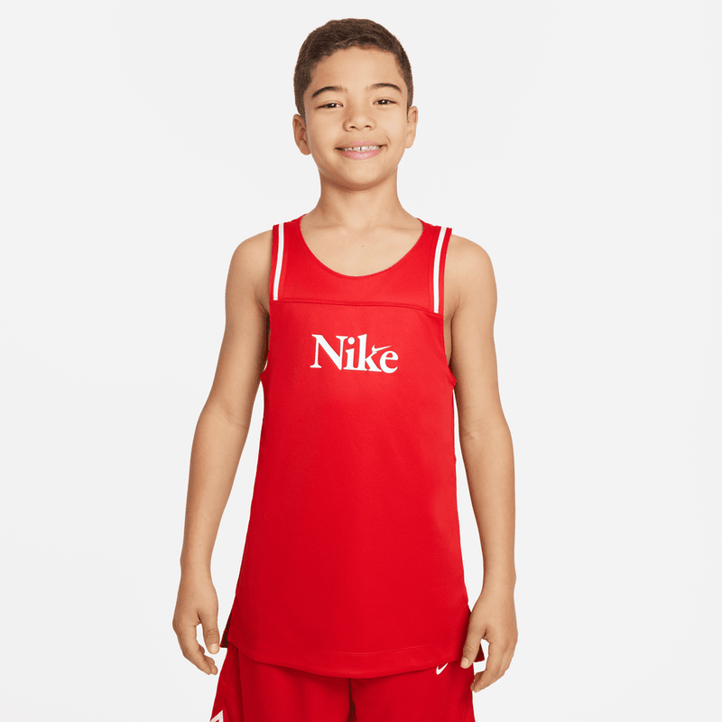 Nike Culture of Basketball Big Kids' Reversible Basketball Jersey 'Red/White'