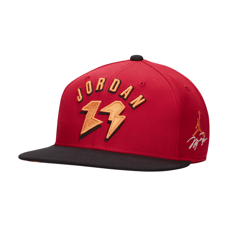 Jordan Flight MVP Pro Cap Adjustable Structured Hat 'Cardinal Red/Black'