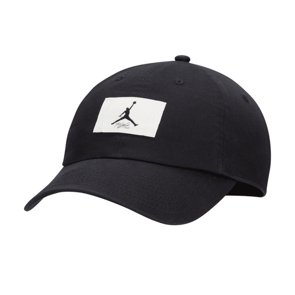 Jordan Club Cap Adjustable Hat Black Sail Bouncewear