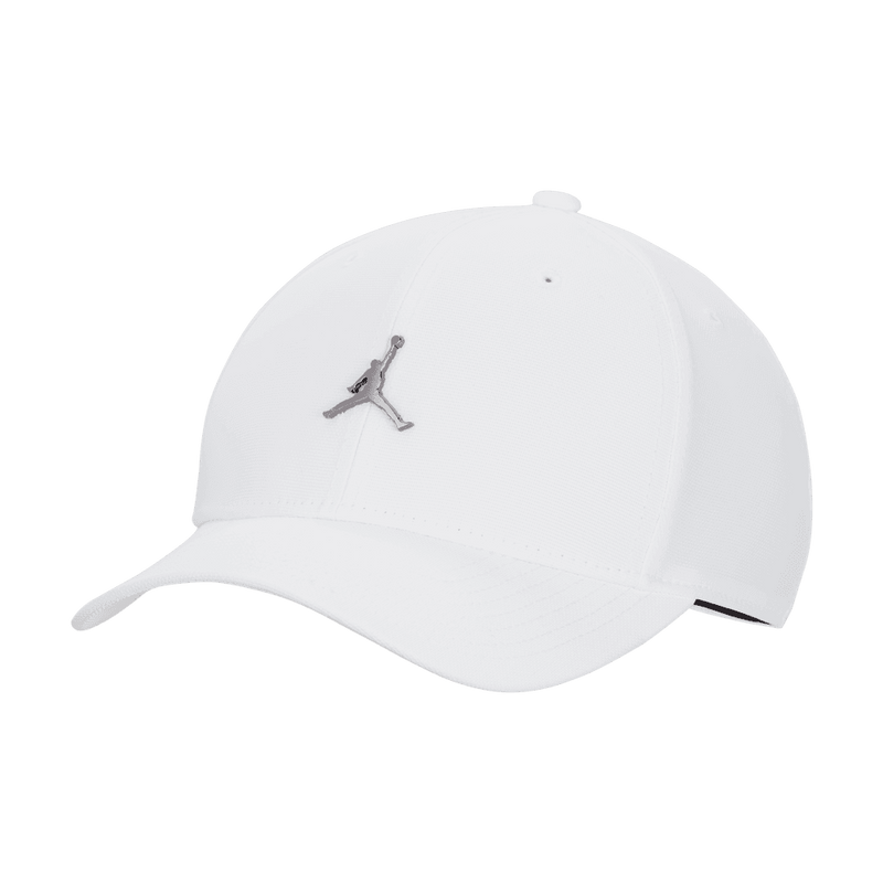 Jordan Rise Cap Adjustable Hat 'White/Gun Metal'