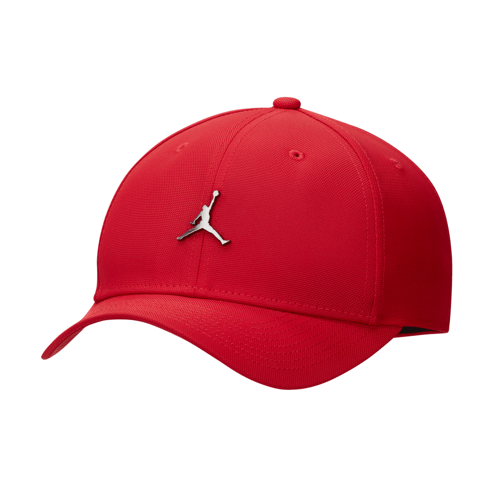 Jordan Rise Cap Adjustable Hat 'Red/Gun Metal'