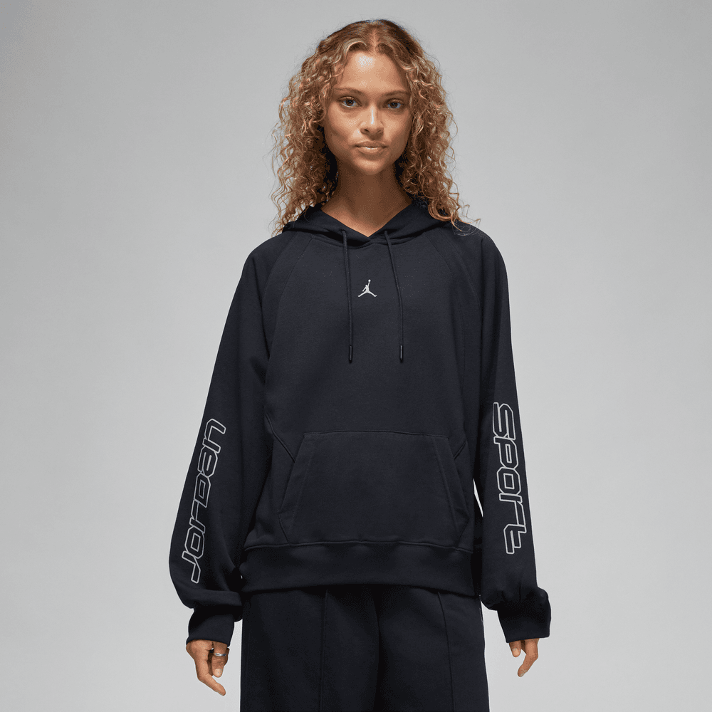 Jordan Sport Women's Graphic Fleece Hoodie 'Black/Stealth'