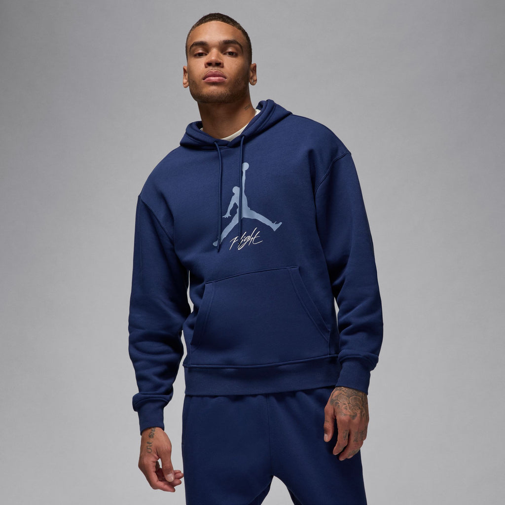 Jordan Essentials Men's Fleece Hoodie 'Navy/Ashen Slate'