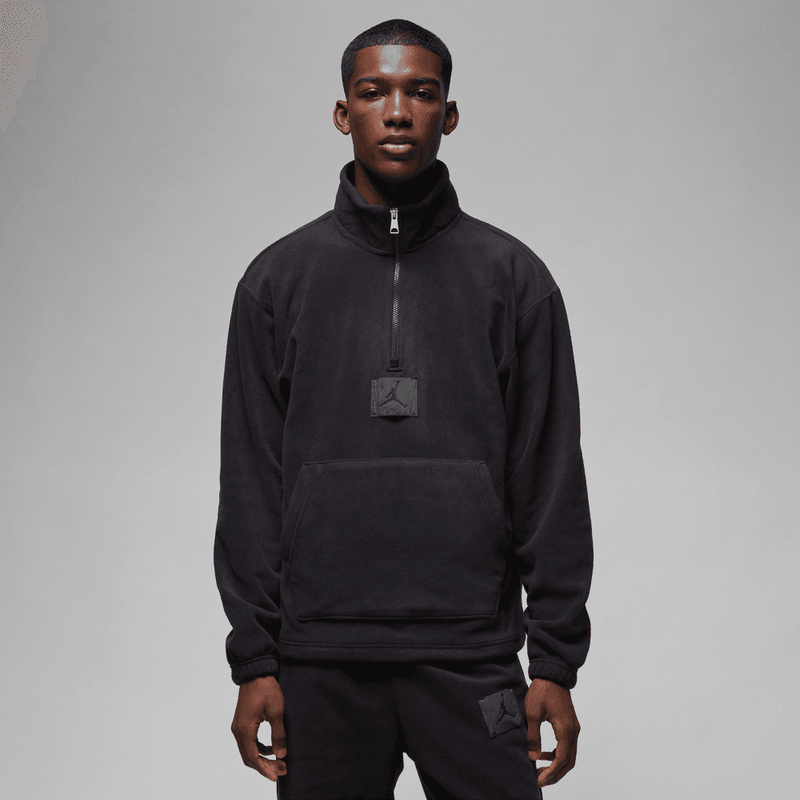Jordan Essentials Men's Winterized Fleece Half-Zip 'Black'