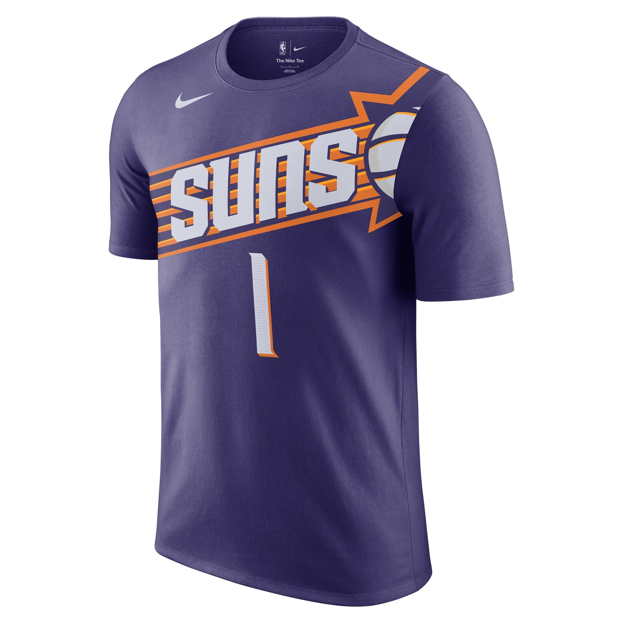 jump one ビッグロゴT(パープル) Devin Booker Phoenix Suns Name T-Shirt 'Orchid' – Bouncewear