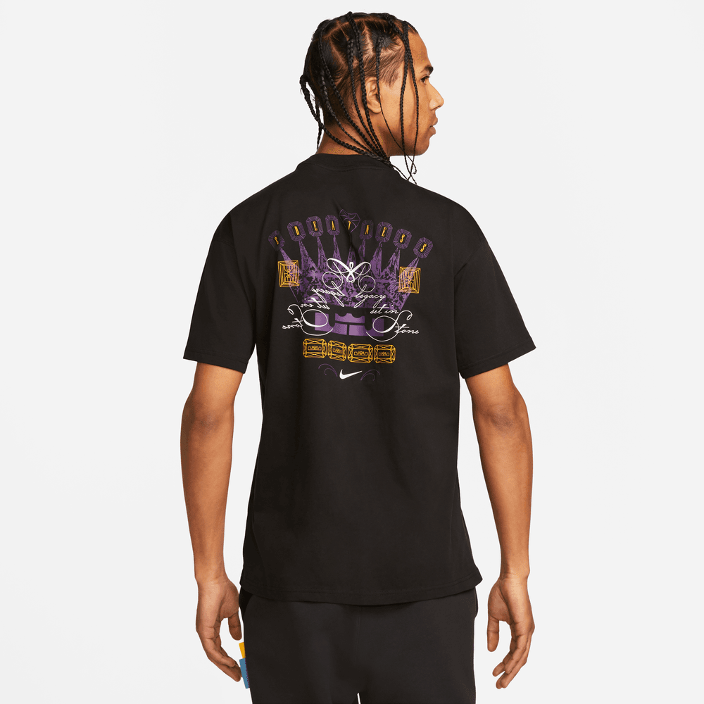 Nike Men's Los Angeles Lakers Nba Dry Practice T-shirt, Purple