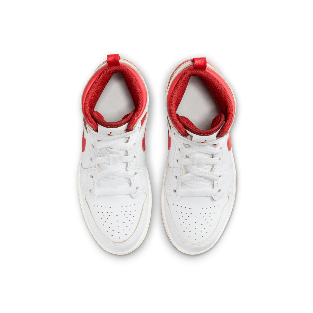 Jordan 1 Mid SE Little Kids' Shoes (PS) 'White/Lobster'