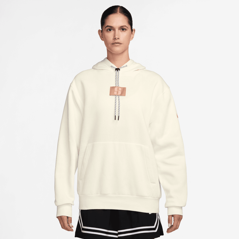 Sabrina Ionescu Sabrina Fleece Basketball Hoodie 'Sail/Rose Gold'