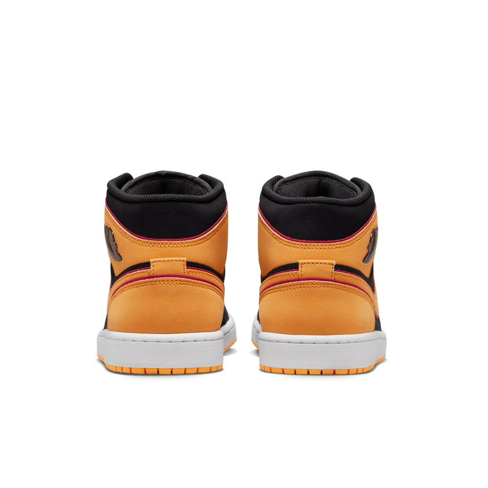 Air Jordan 1 Mid SE Men's Shoes 'Orange/Red/Black'