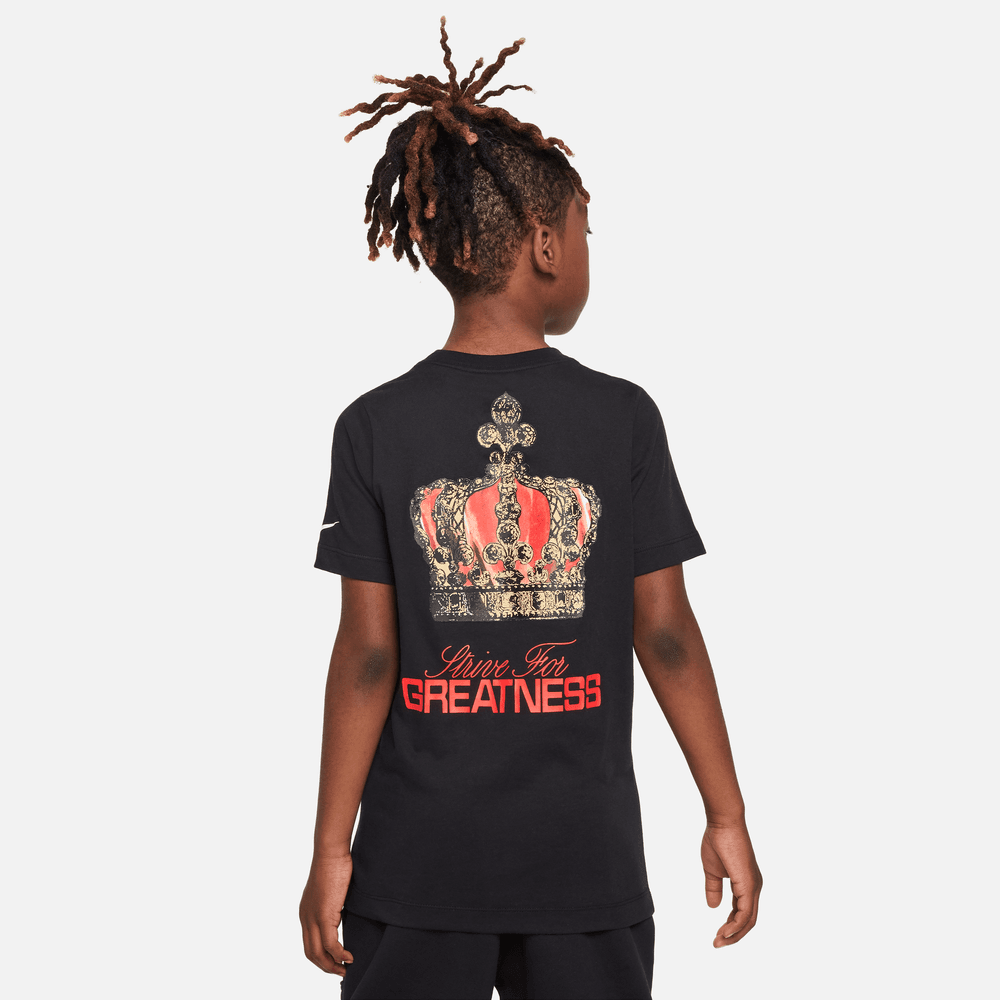 LeBron Big Kids T Shirt Black Bouncewear