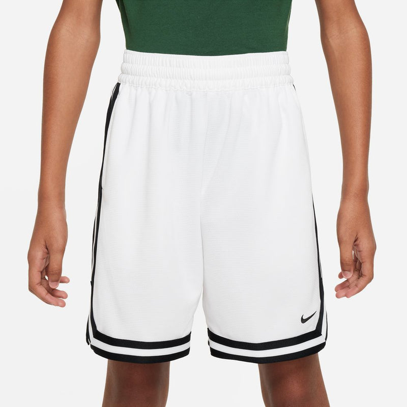 Nike Dri-FIT DNA Big Kids' (Boys') Basketball Shorts 'White/Black'