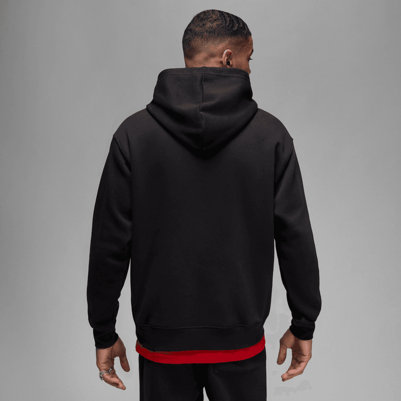 Jordan Essentials Men's Fleece Pullover 'Black/White'