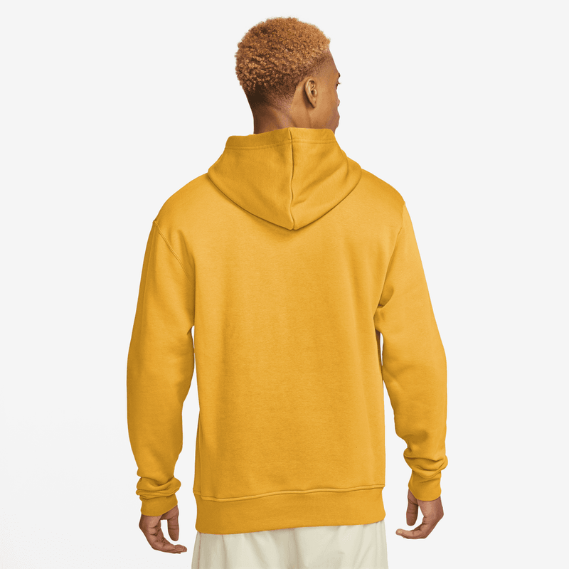 Jordan Essentials Men's Fleece Pullover 'Yellow Ochre/White'