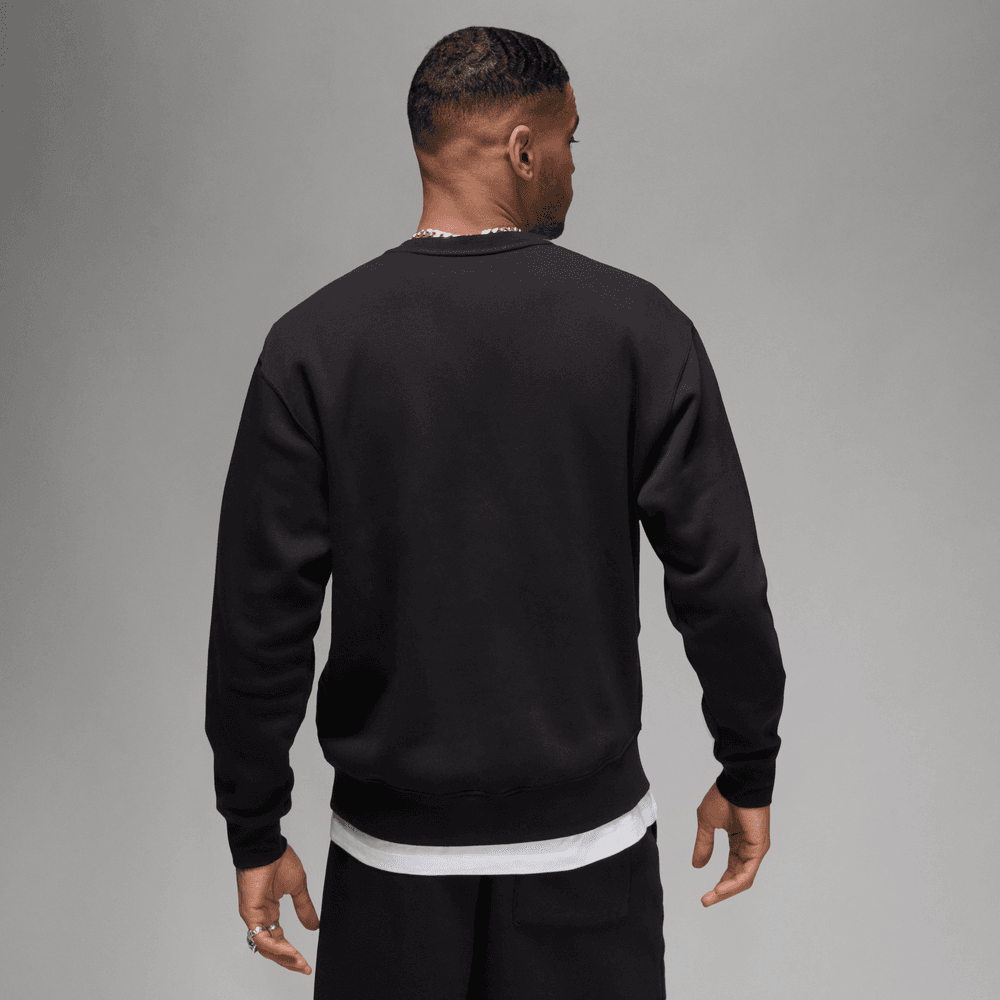 Jordan Essentials Men's Fleece Crewneck Sweatshirt 'Black/White'