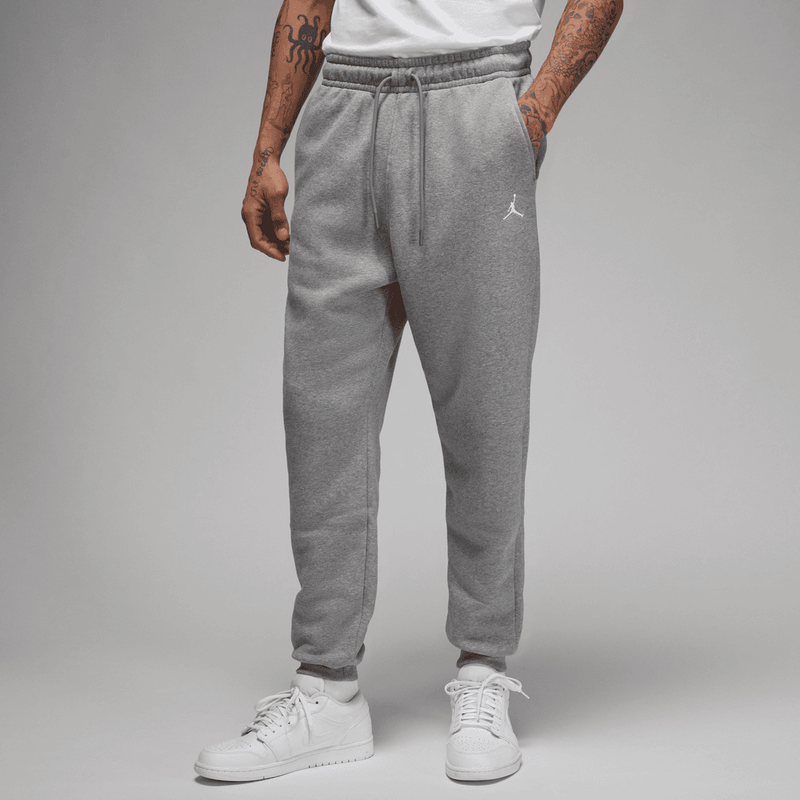 Jordan Essentials Men's Fleece Pants 'Carbon Heather/White'